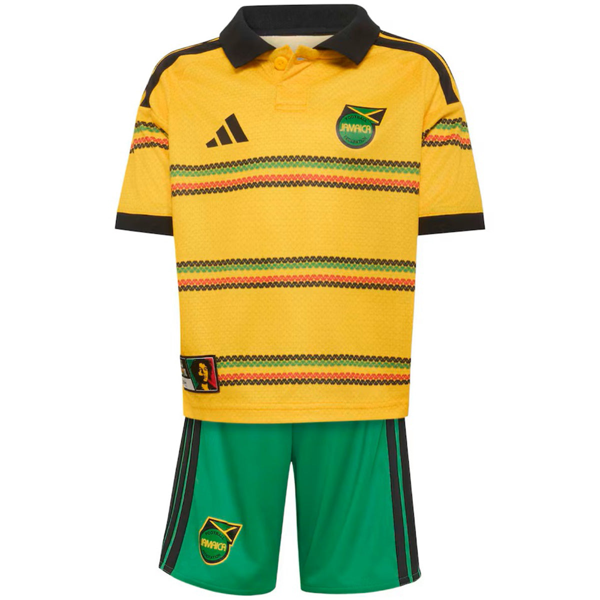 Jamaica hjemme fotballdrakter for barn til verdensmesterskapet i 2026
