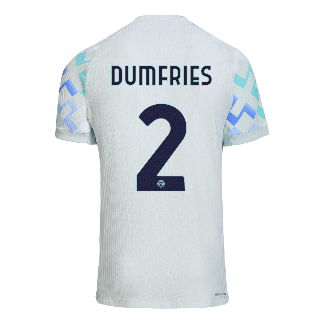 DUMFRIES #2 Autentisk fotballdrakt Inter Milan borte 2025/26