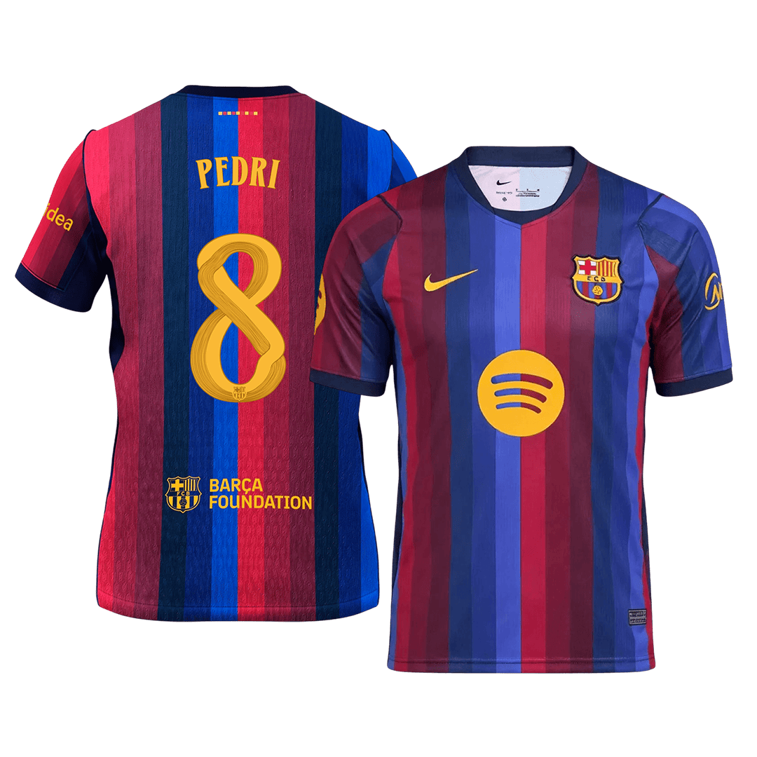 PEDRI #8 Barcelona hjemmefotballdrakt 2026/27 -UCL