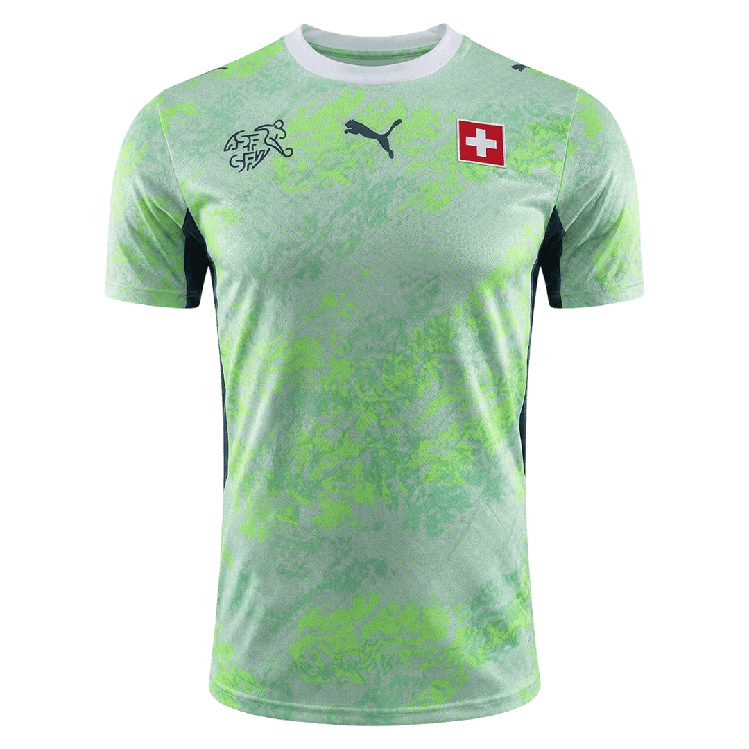 Sveits Bortespillerversjon Jersey World Cup 2026