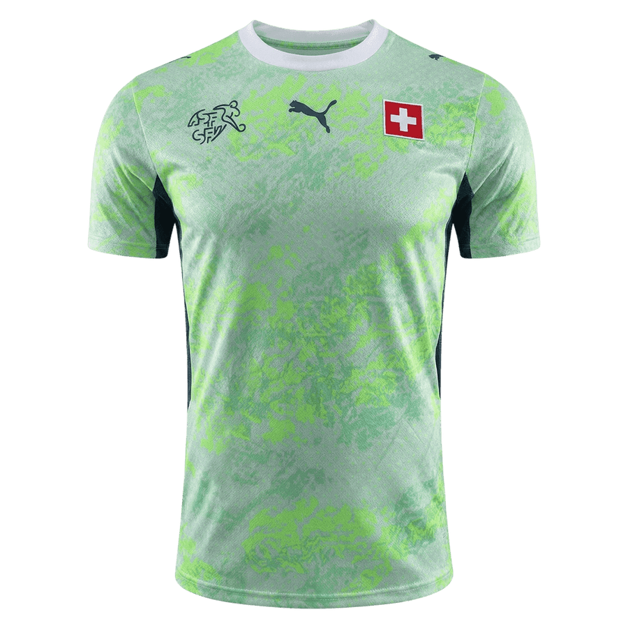 Sveits Bortespillerversjon Jersey World Cup 2026