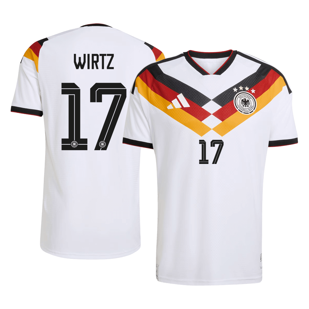 WIRTZ #17 Tyskland Hjemmespillerversjon Jersey World Cup 2026