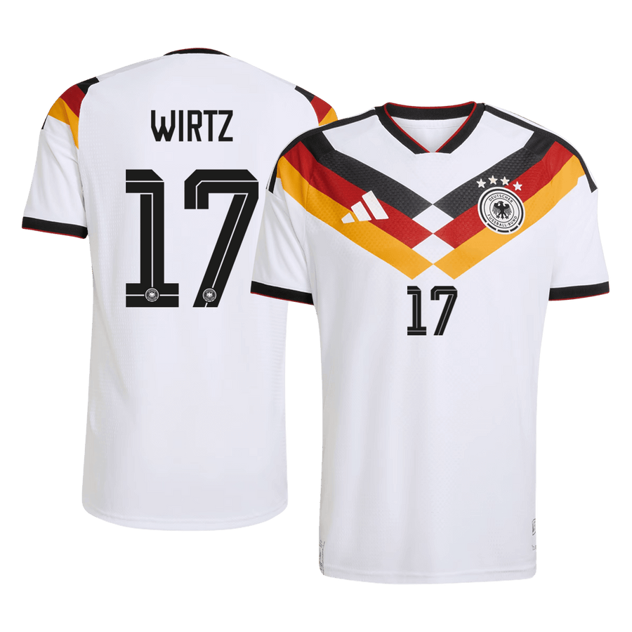 WIRTZ #17 Tyskland Hjemmespillerversjon Jersey World Cup 2026