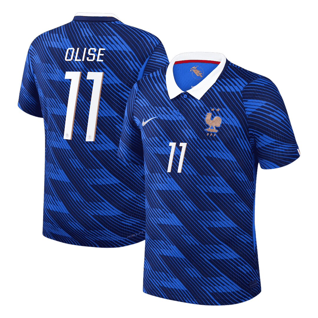 OLISE #11 Frankrike Hjemmespillerversjon Jersey World Cup 2026