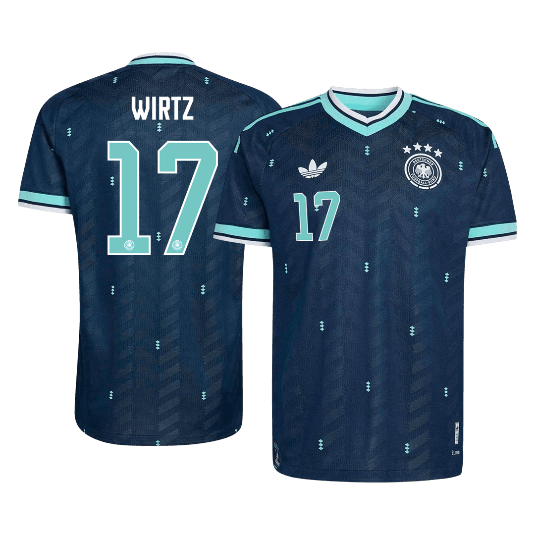 WIRTZ #17 Tyskland Bortespillerversjon Jersey World Cup 2026