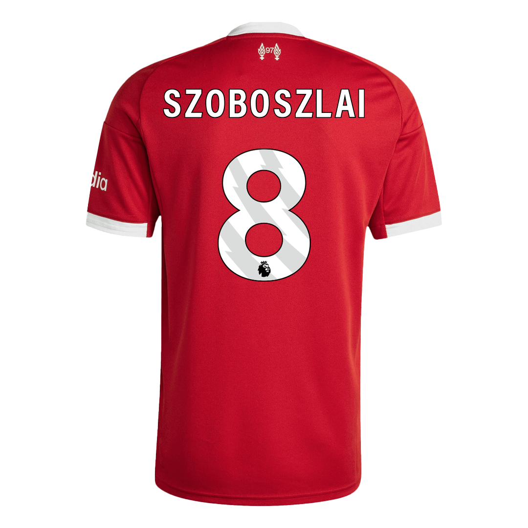 SZOBOSZLAI #8 Liverpool hjemmefotballdrakt 2025/26