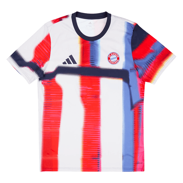 Bayern München Fotballdrakt før kampen 2025/26 rød og hvit