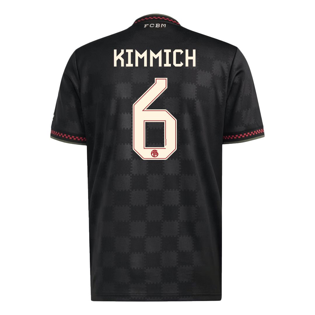 KIMMICH #6 Bayern München fotballdrakt Third Away Custom skjorte 2025/26