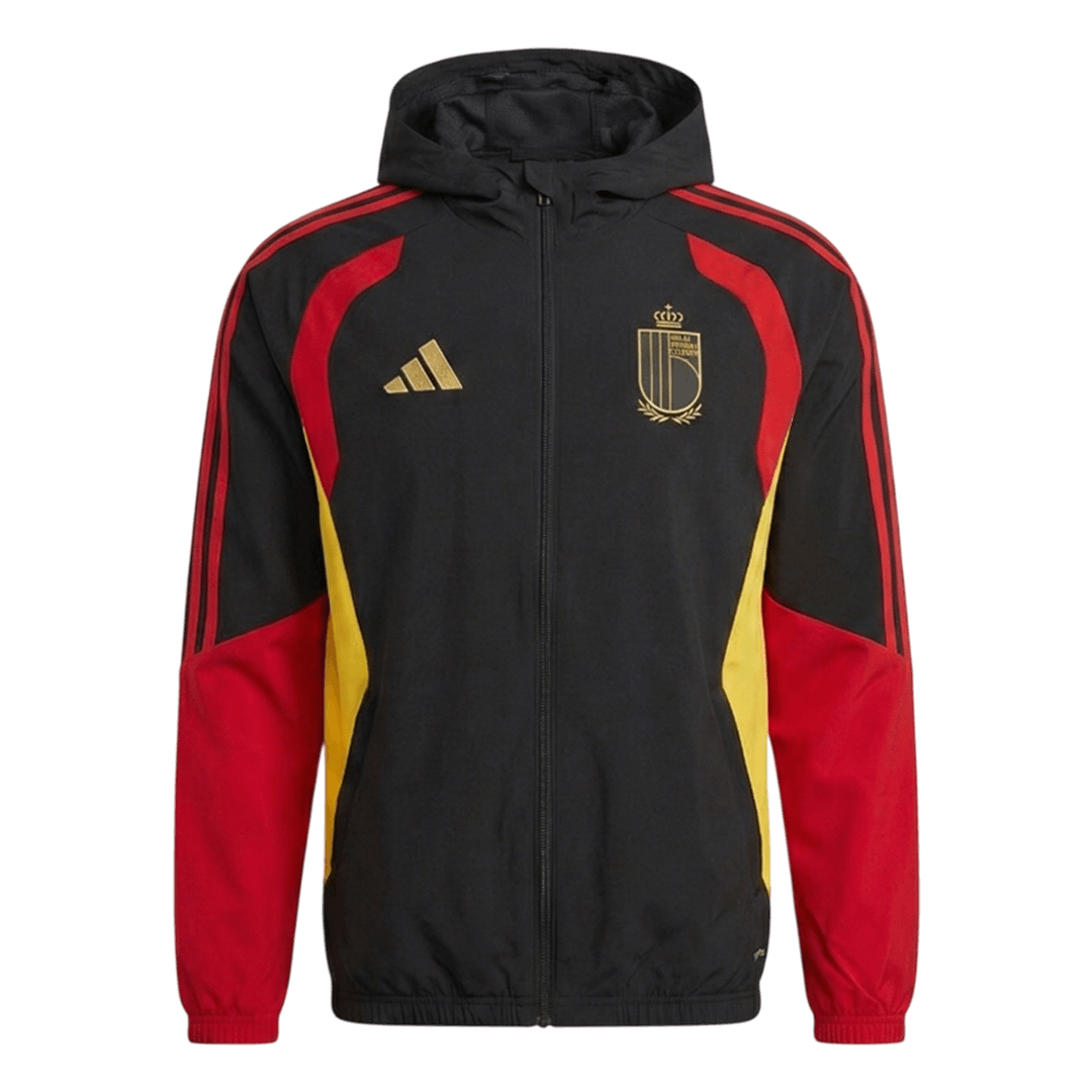 Belgia Windbreaker hettegensersett (top+bukser) svart 2026