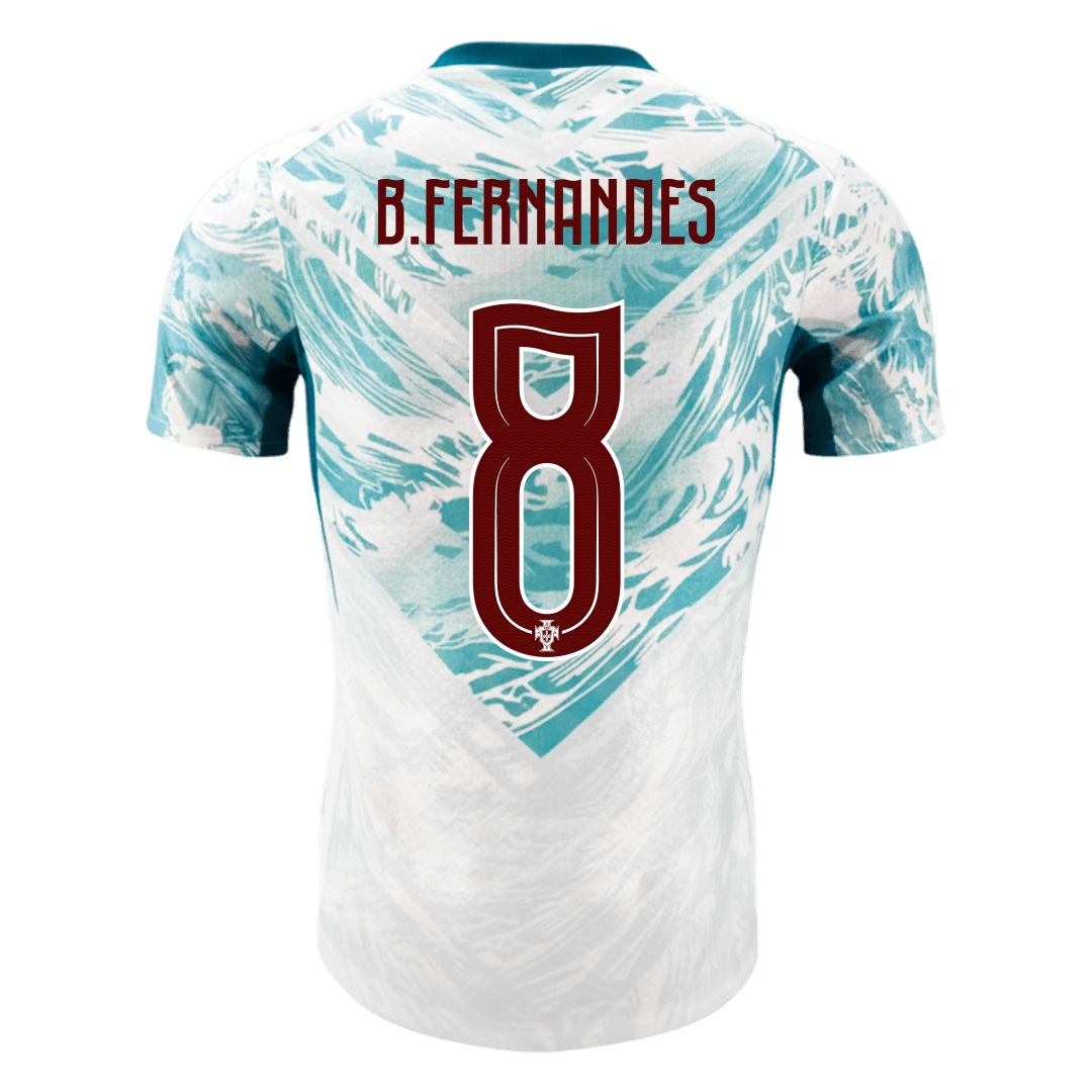 B.FERNANDES #8 Portugal Bortespillerversjon Jersey World Cup 2026