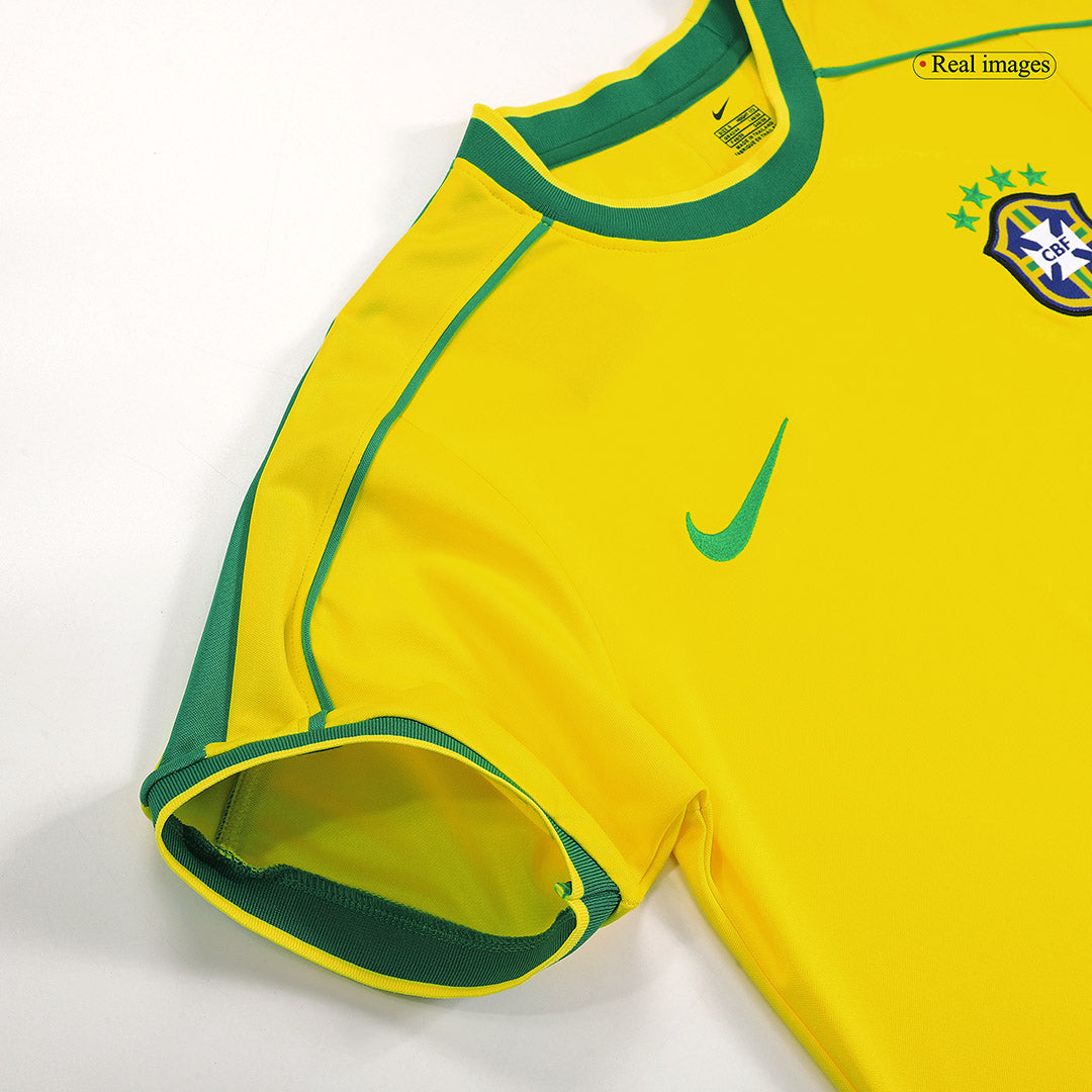 Retro fotballdrakt Brazil Home 1998