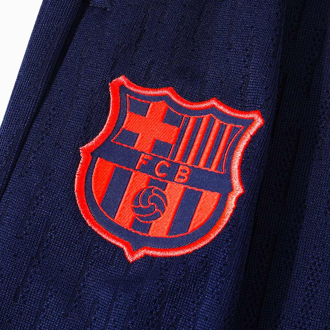 Barcelona 1/4 Zip Tracksuit 2025/26 Barn Svart&Orange