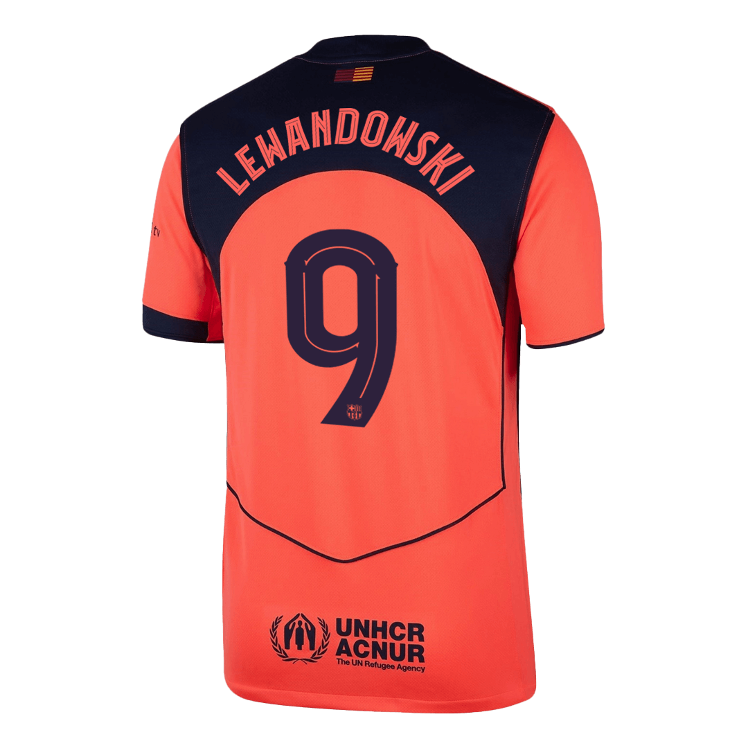 LEWANDOWSKI #9 Barcelona Third Away Fotballdrakt 2025/26 -UCL