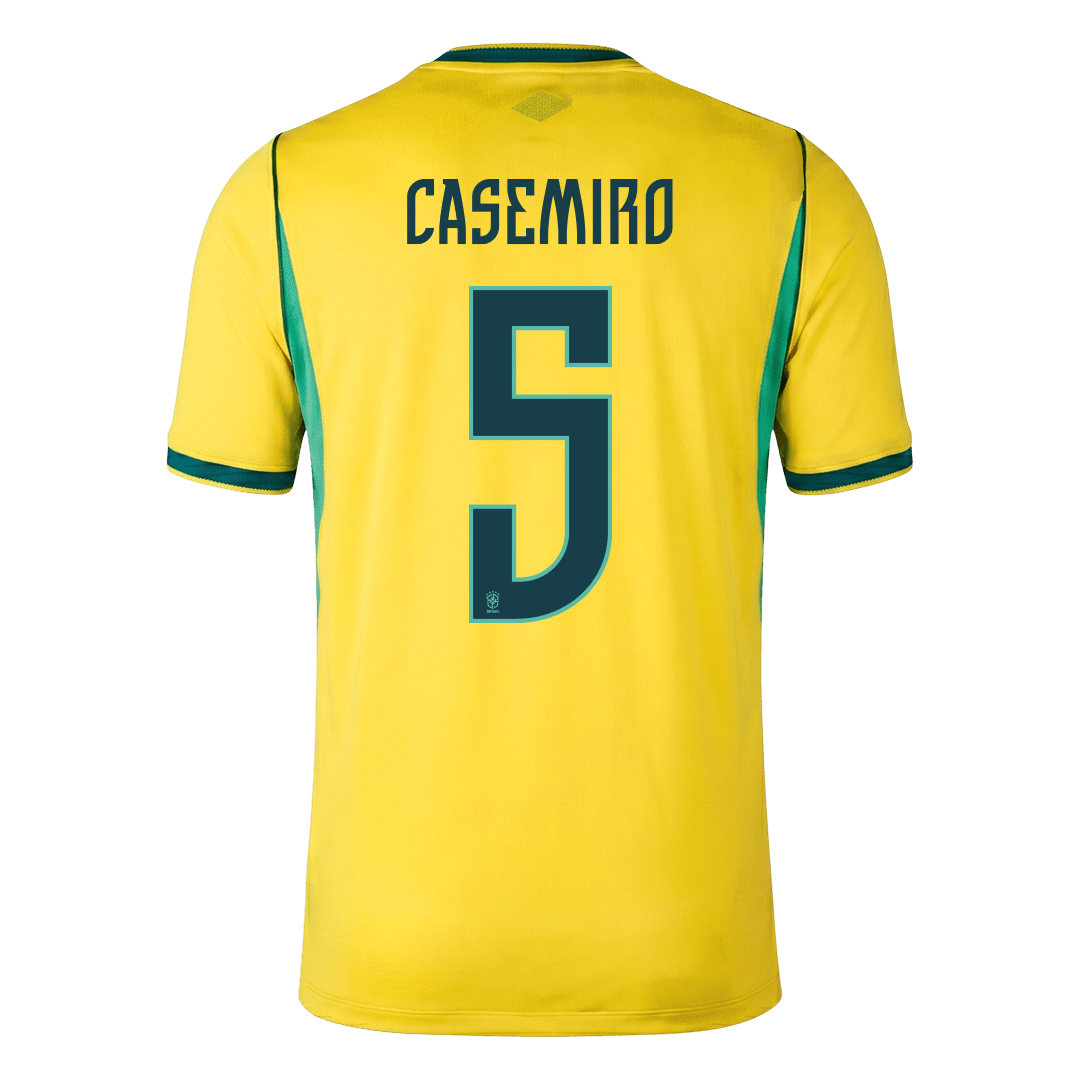 CASEMIRO #5 Brasil hjemmefotballdrakt VM 2026