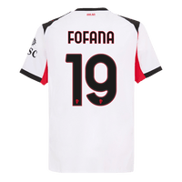 AC Milan Authentic FOFANA #19 AC Milan Vieraspelipaita Authentic Jalkapallopaita 2025/26