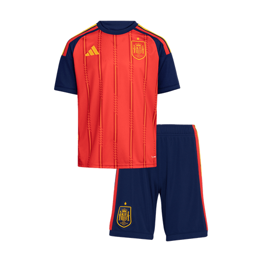 Spania hjemme-VM fotballdrakter for barn 2026