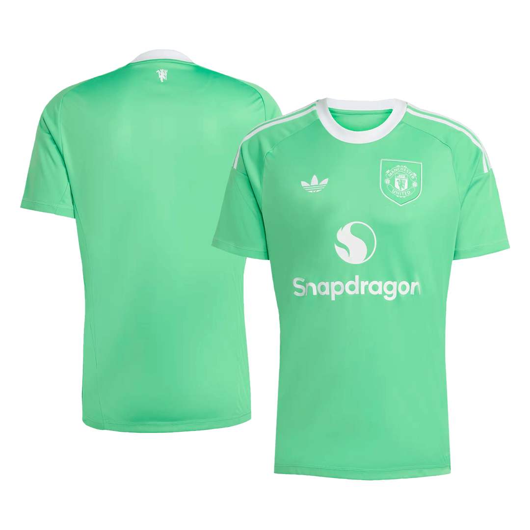 Manchester United Målvakt Fotballdrakt 2025/26 Grønn