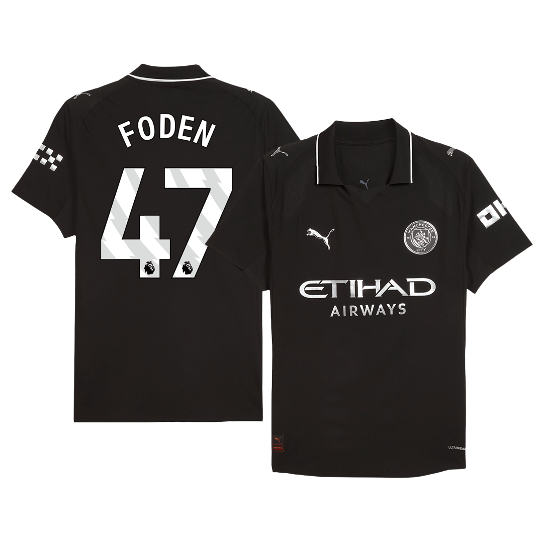 FODEN #47 Manchester City Bortespillerversjon Trøye 2025/26