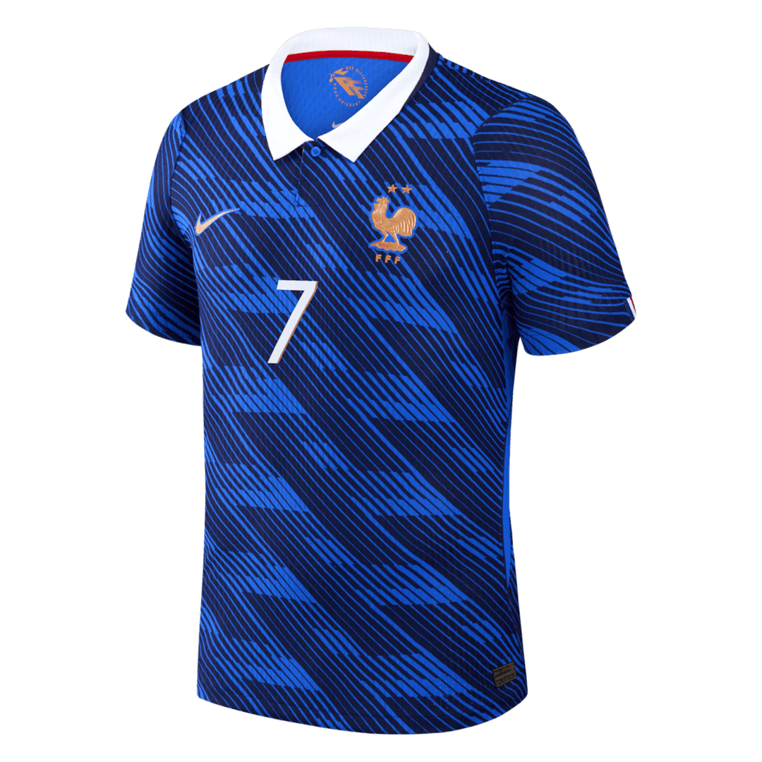DEMBELE #7 Frankrike Hjemmespillerversjon Jersey World Cup 2026