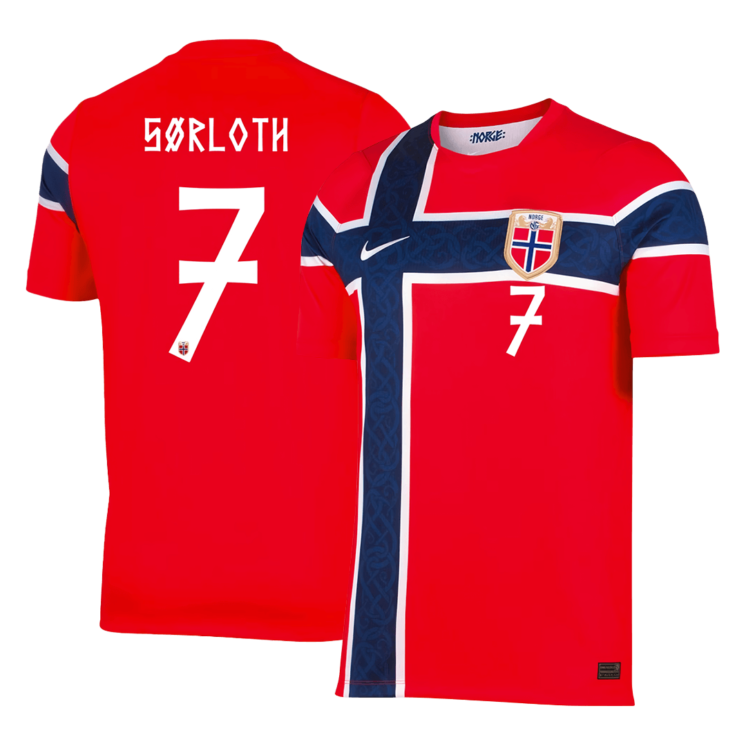S?RLOTH #7 Norge hjemmefotballdrakt VM 2026