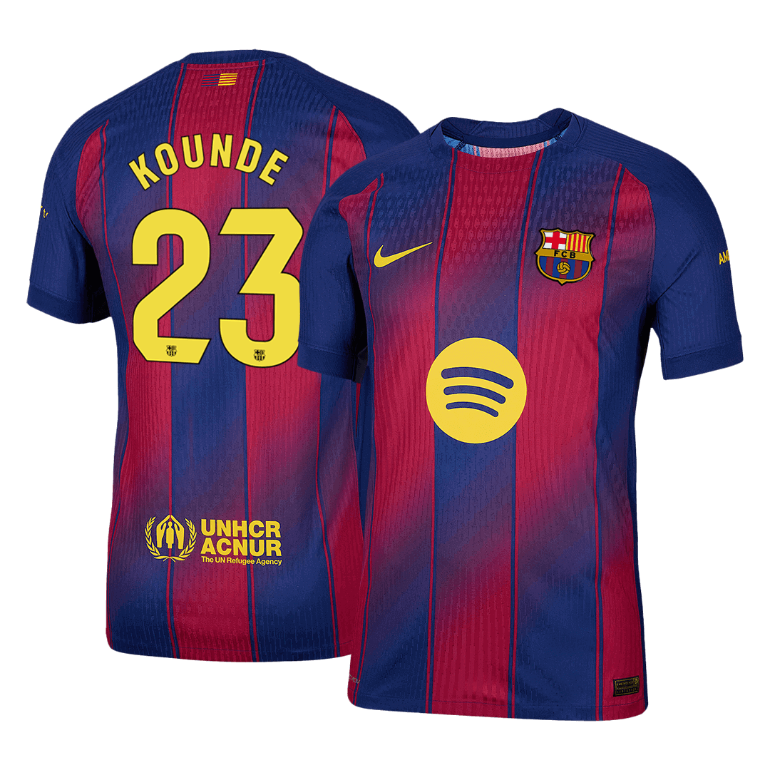 KOUNDE #23 Barcelona Autentisk fotballdrakt 2025/26