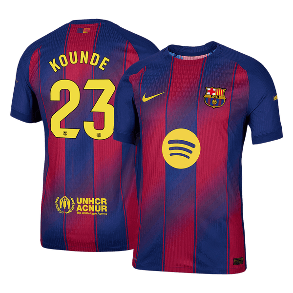KOUNDE #23 Barcelona Autentisk fotballdrakt 2025/26