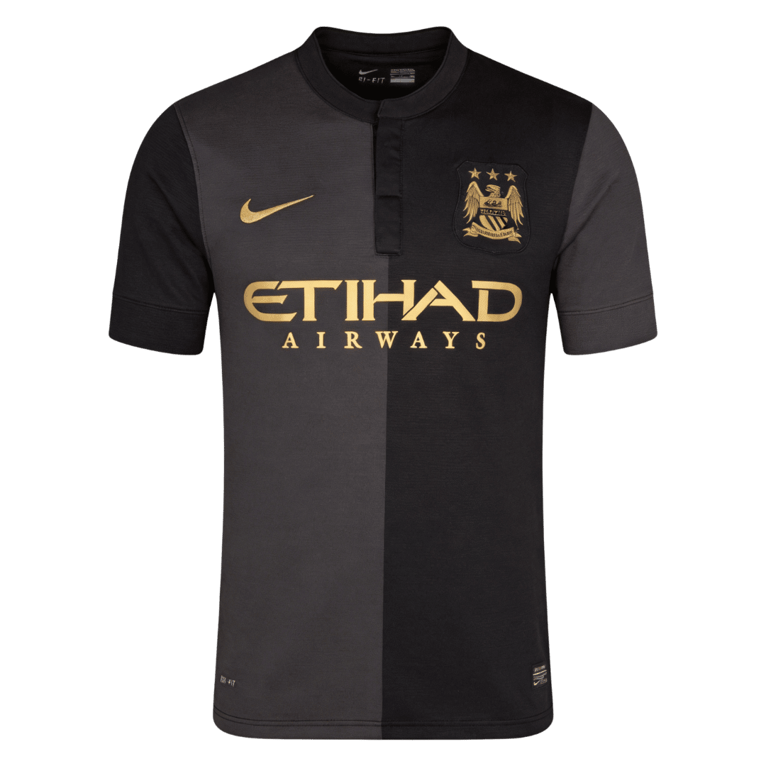 Retro fotballdrakt Manchester City Borte 2013/14