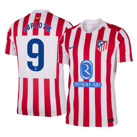 S?RLOTH #9 Atletico Madrid Hjemmespillerversjon Trøye 2025/26
