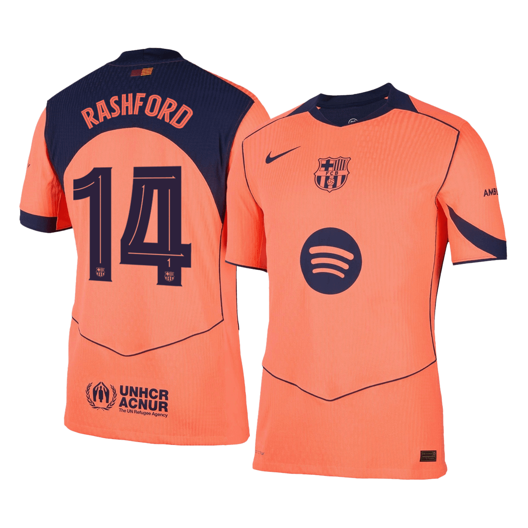 RASHFORD #14 Barcelona Third Away Autentisk fotballdrakt 2025/26 - UCL