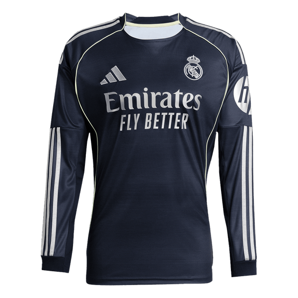Real Madrid Pitkähihainen vierasjalkapallopaita 2025/26