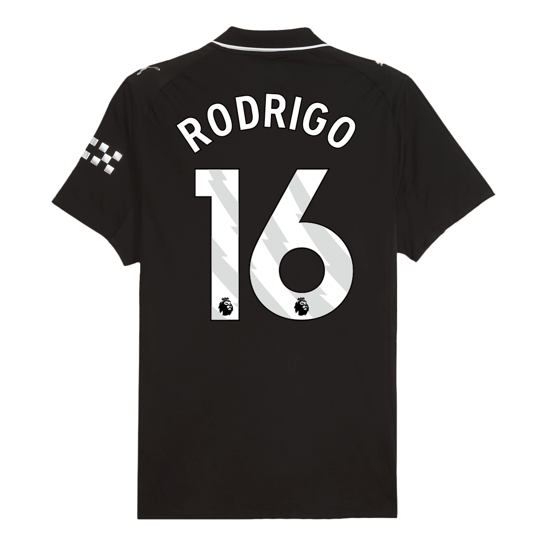RODRIGO #16 Manchester City Bortespillerversjon Trøye 2025/26