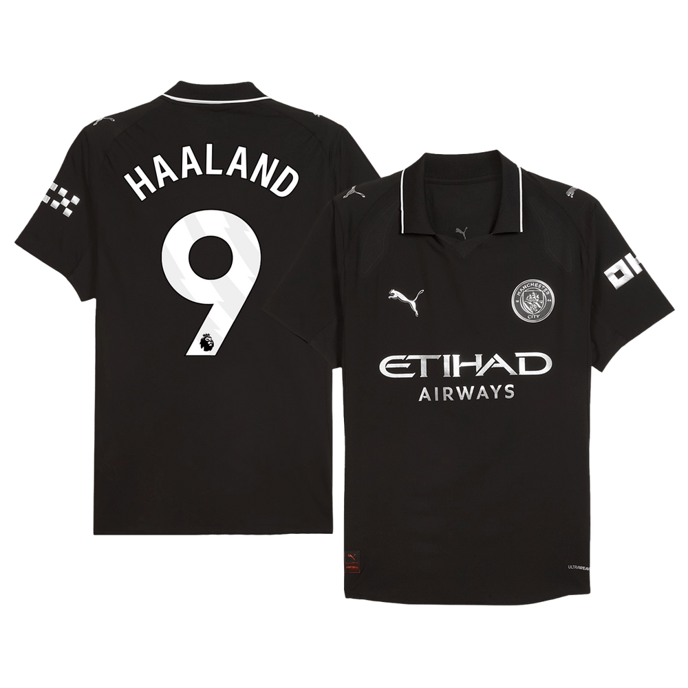 HAALAND #9 Manchester City Bortespillerversjon Trøye 2025/26