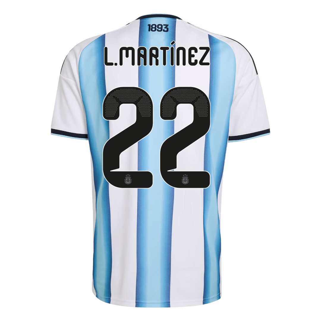 L. MARTINEZ #22 Argentina hjemmefotballdrakt VM 2026