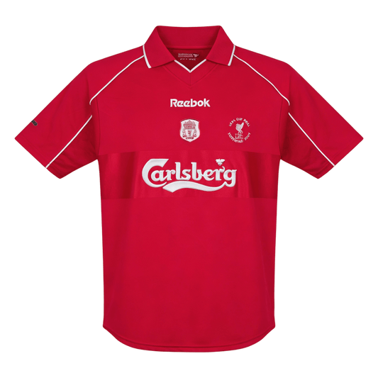 Retro fotballdrakt Liverpool Hjemme 2000/01