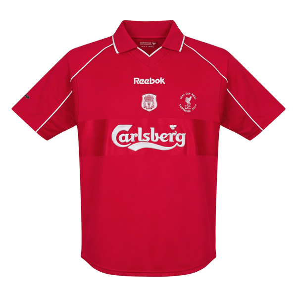 Retro fotballdrakt Liverpool Hjemme 2000/01