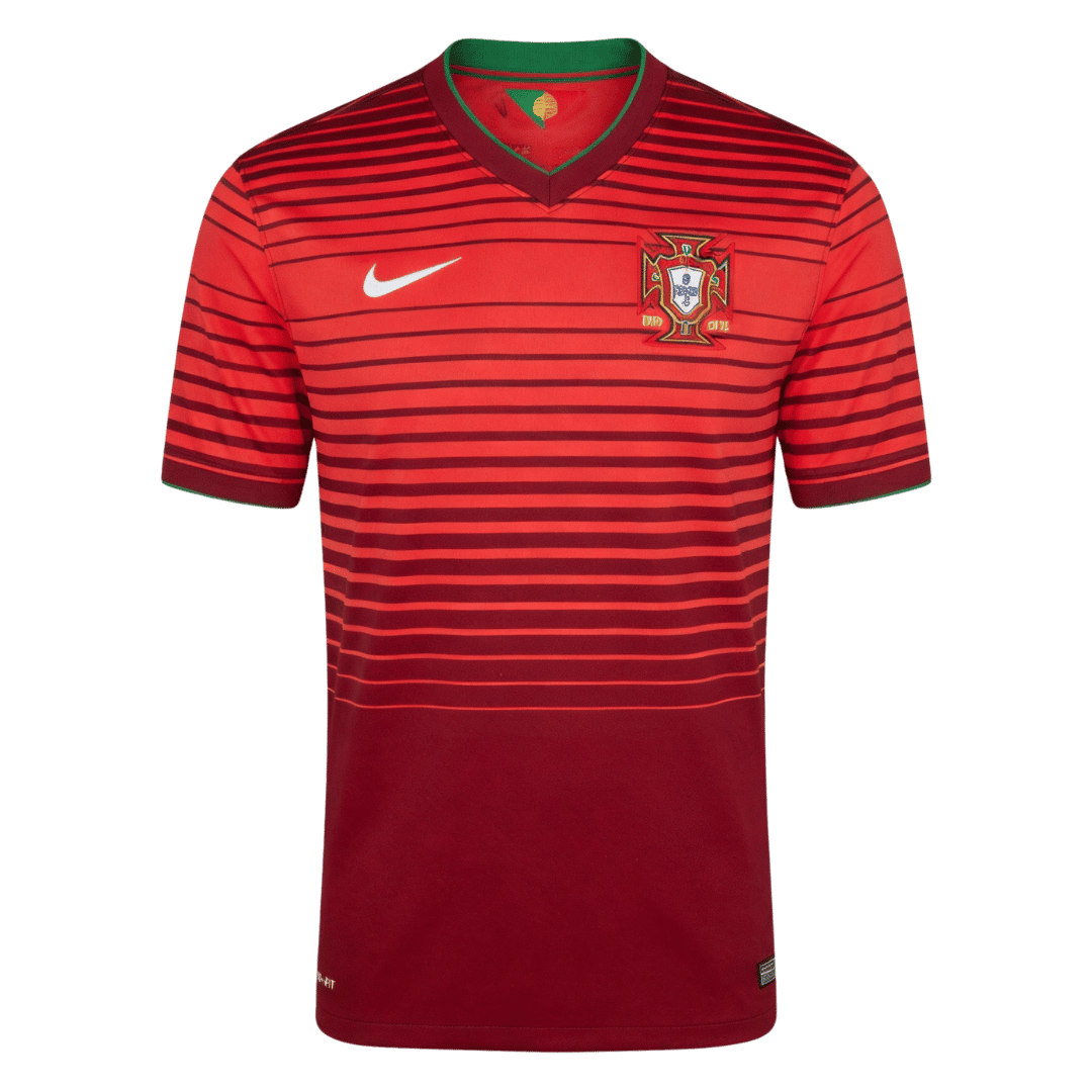 Retro fotballdrakt Portugal Hjem 2014