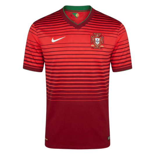 Retro fotballdrakt Portugal Hjem 2014