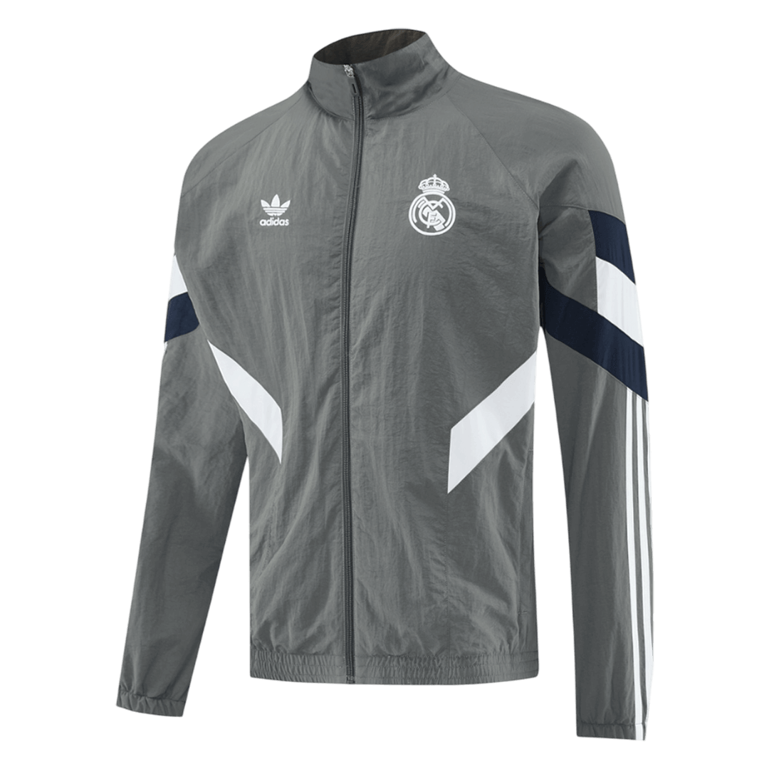 Real Madrid vindjakkejakke 2025/26 - Grå
