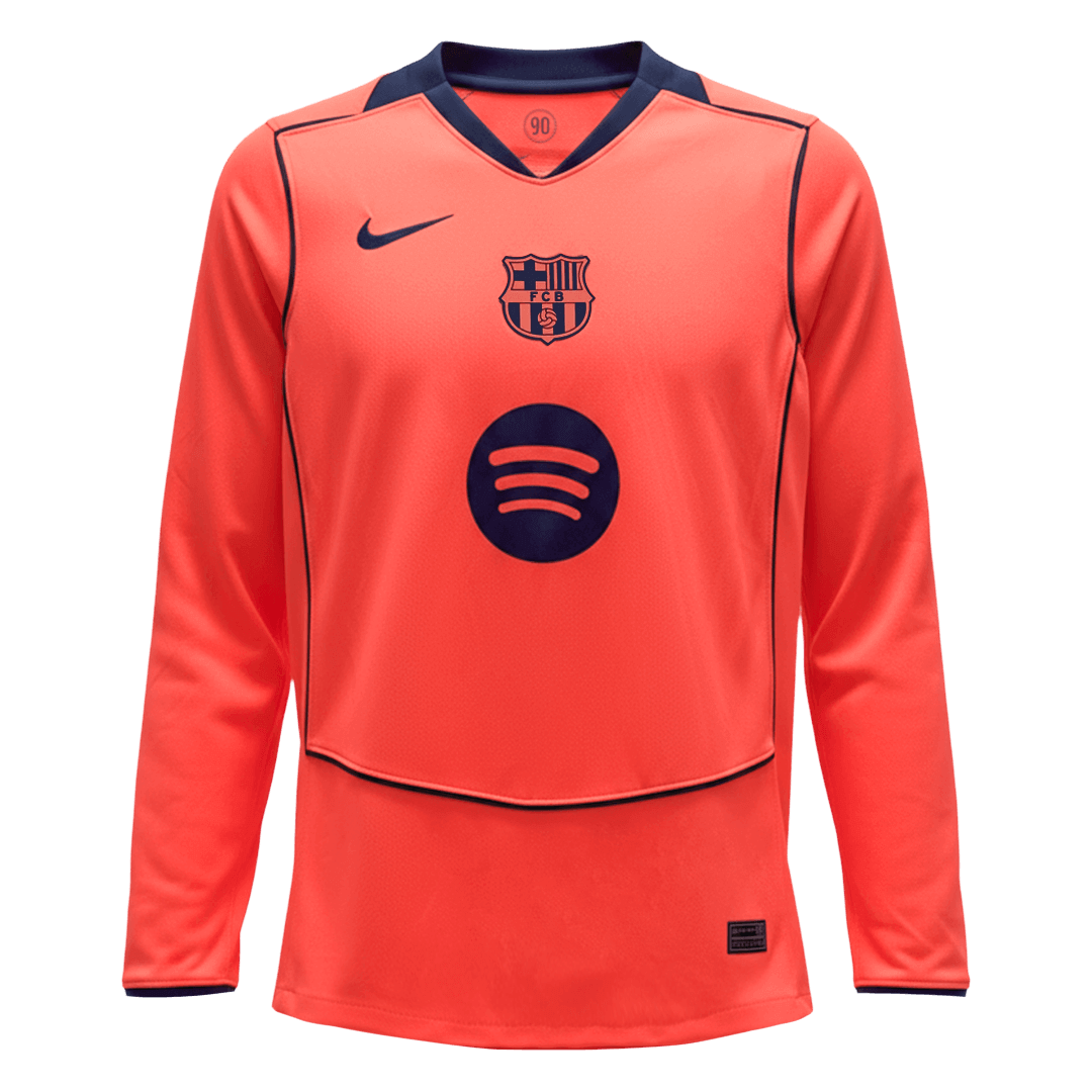 Barcelona Third Away Langermet Jersey 2025/26