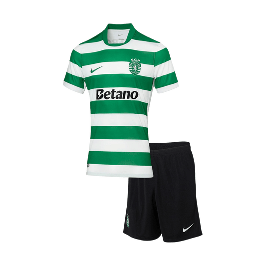 Sporting CP Home Kids Fotballdrakter Kit 2025/26
