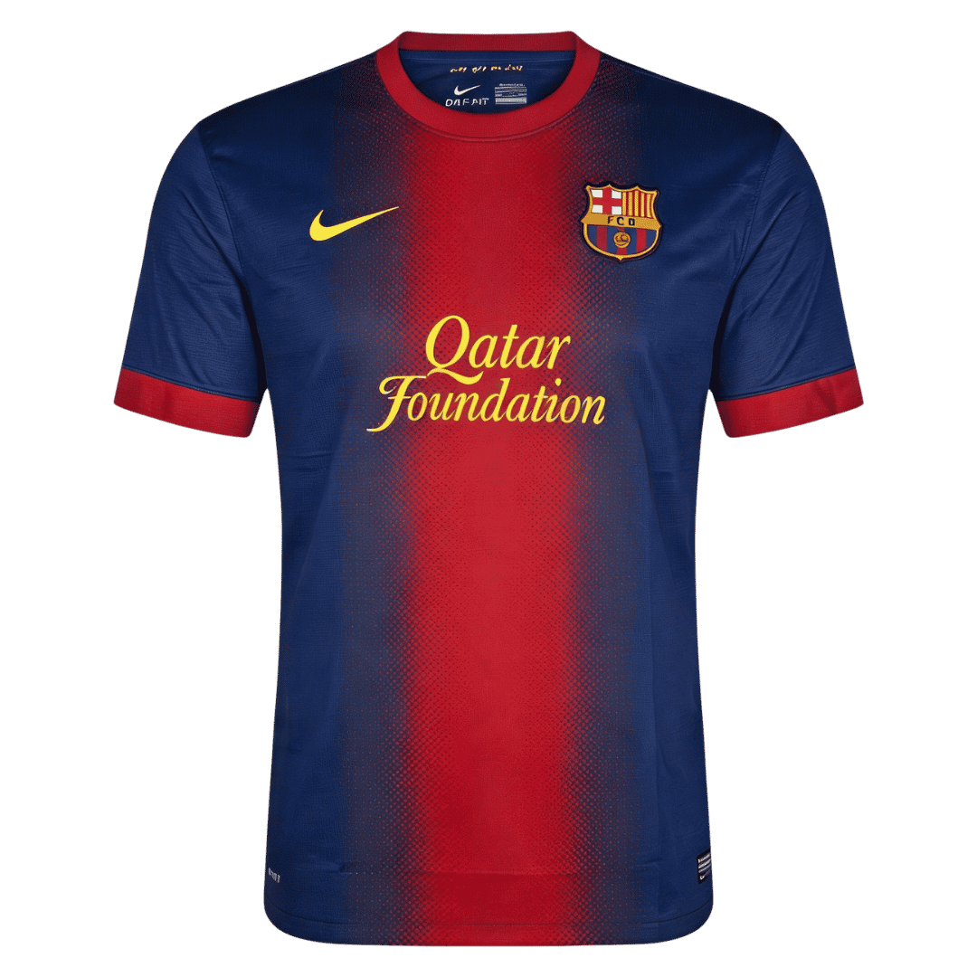 Retro Soccer Jersey Barcelona Home 2012/13