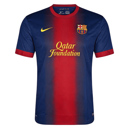 Retro Soccer Jersey Barcelona Home 2012/13