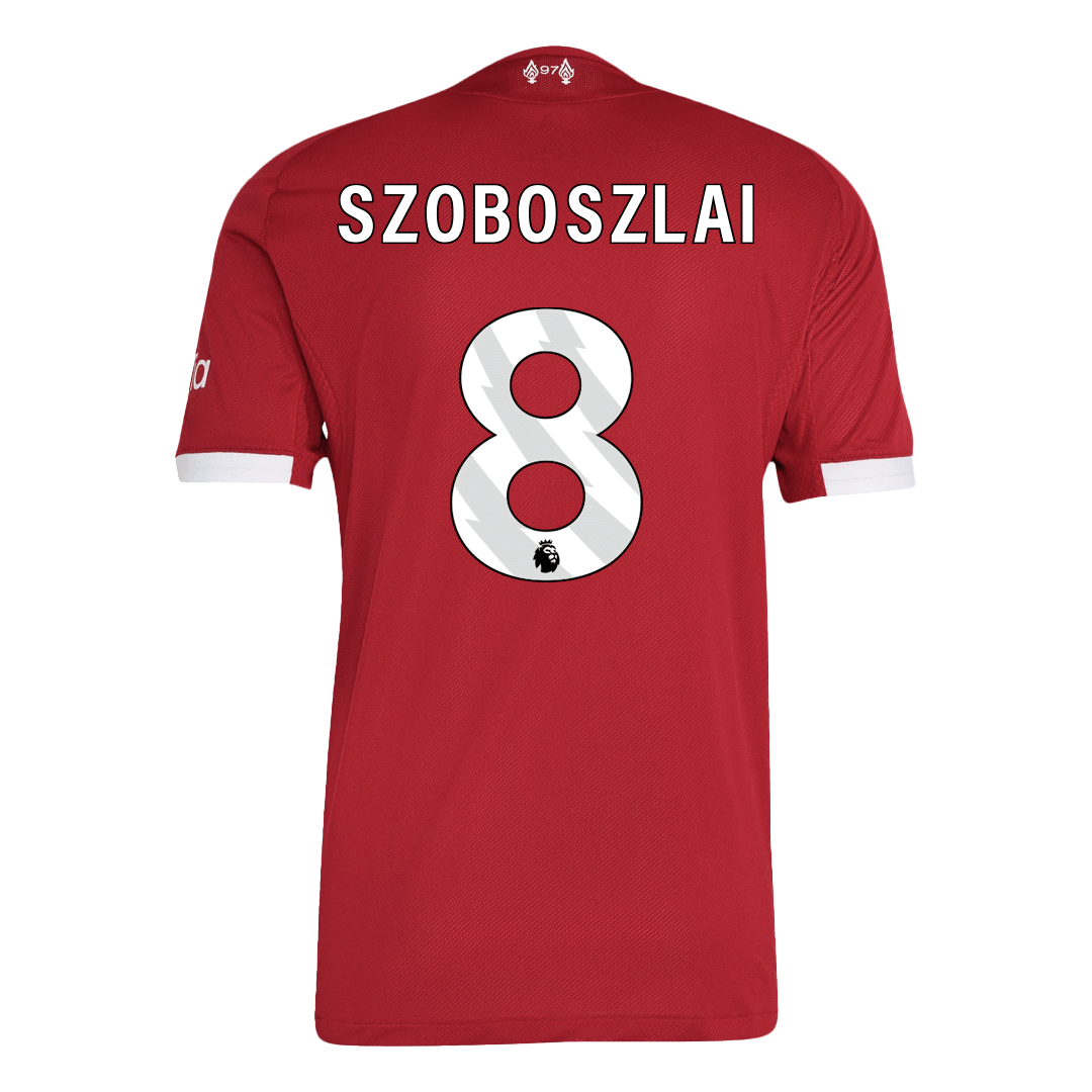 SZOBOSZLAI #8 Liverpool Hjemme Autentisk fotballdrakt 2025/26