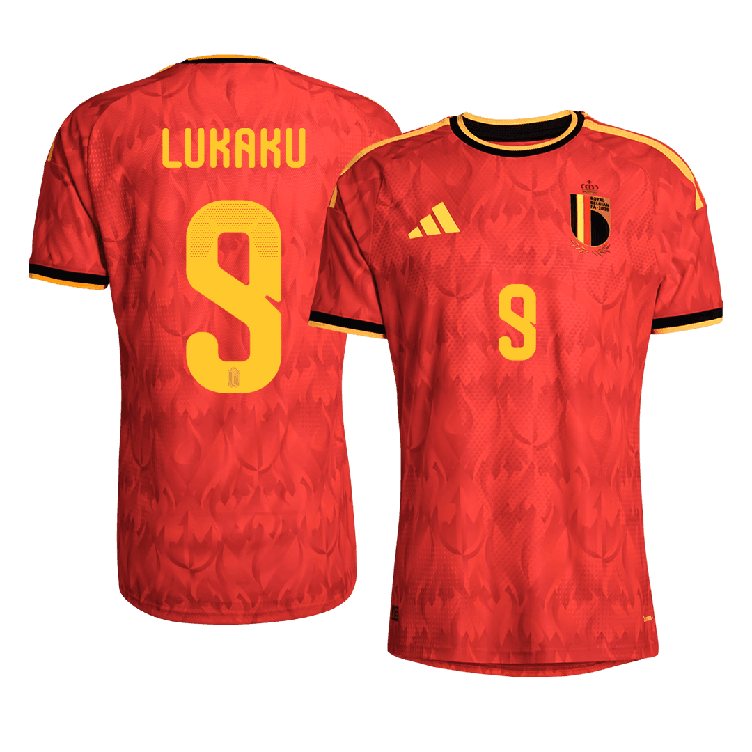 LUKAKU #9 Belgia Hjemmespillerversjon Jersey World Cup 2026