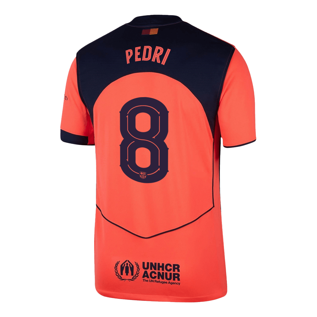 PEDRI #8 Barcelona Third Away Fotballdrakt 2025/26 -UCL