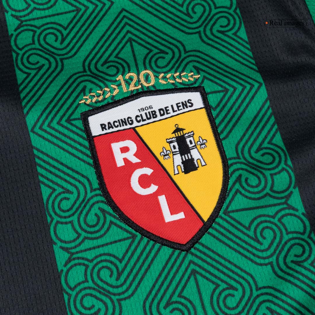 THAUVIN#10 RC Lens Away fotballdrakt 25/26 grønn og svart