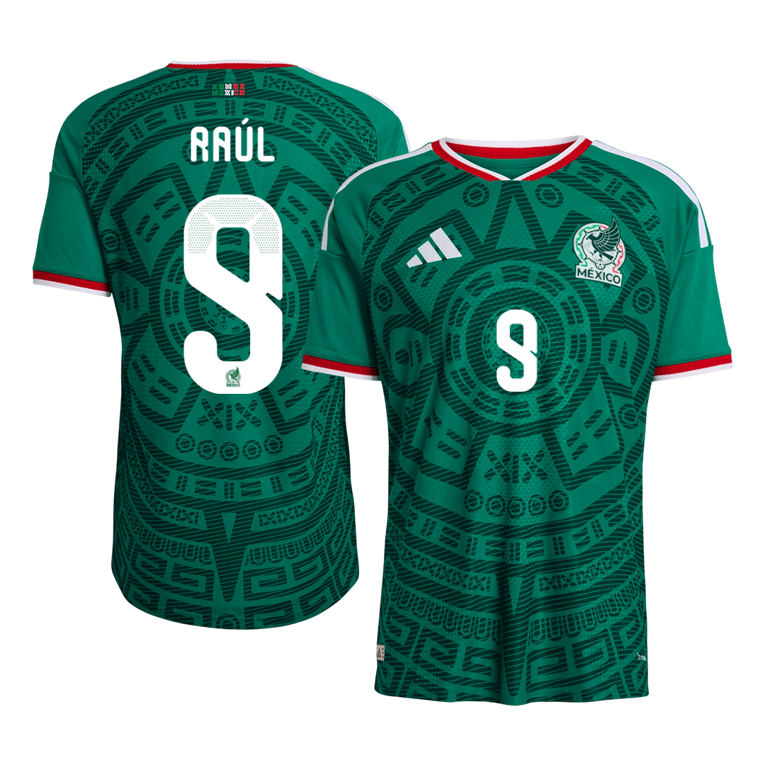 Raúl #9 Mexico hjemmespillerversjon Jersey World Cup 2026