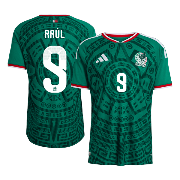 Raúl #9 Mexico hjemmespillerversjon Jersey World Cup 2026