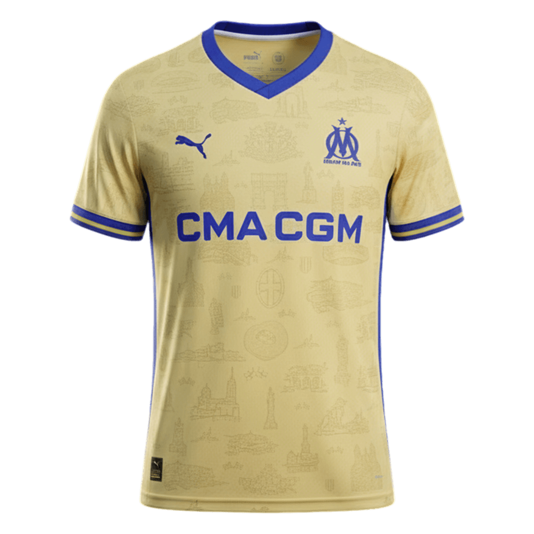 Marseille Fotballdrakt for fjerde borte 2025/26