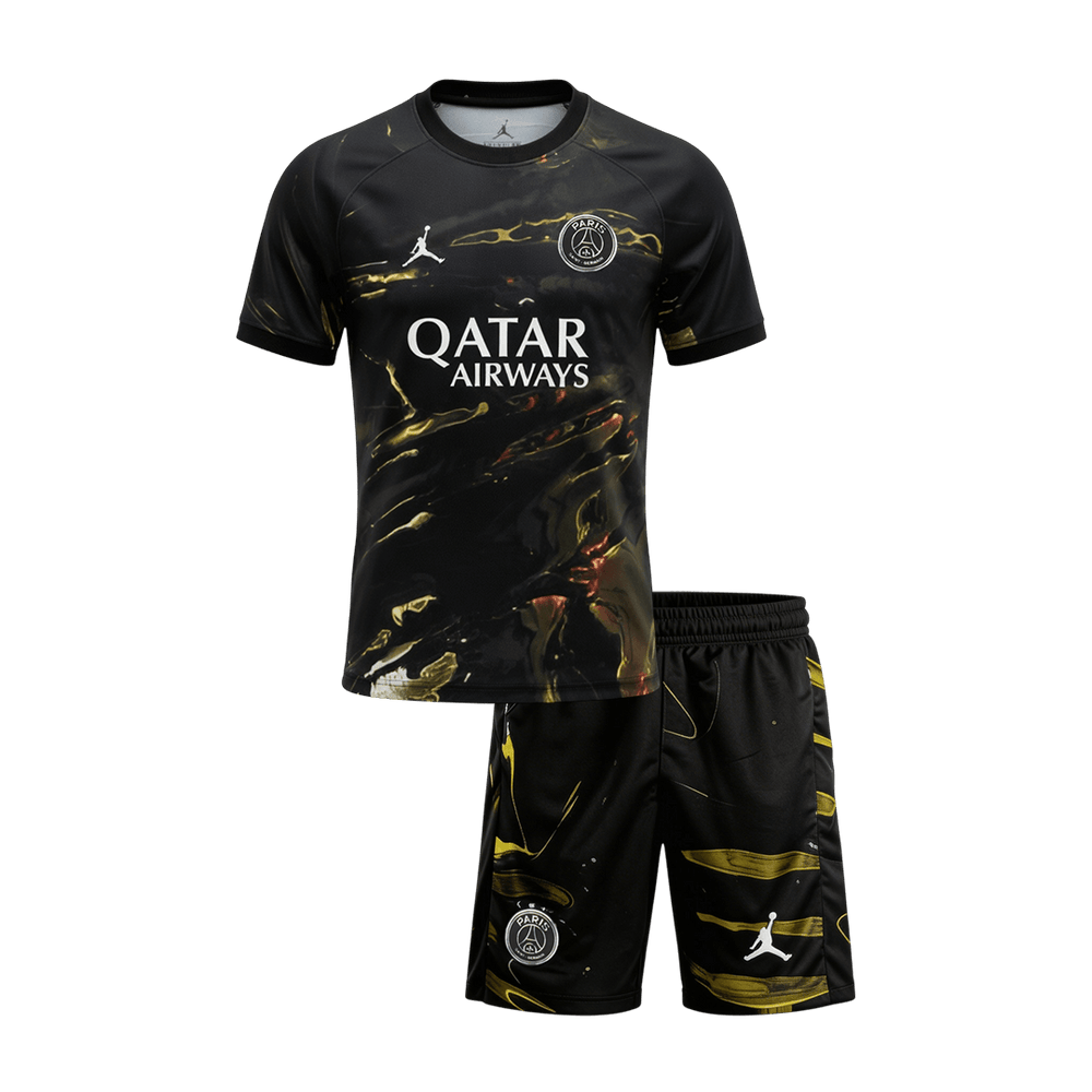 PSG Kids Jerseys Kit 2025/26 Jordan Night Edition